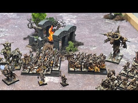 Beastmen Brayherds vs Empire of Man: Warhammer Old World Battle Report