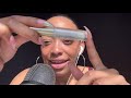 chynaunique lipgloss application compilation + mouth sounds, tapping, slight inaudible