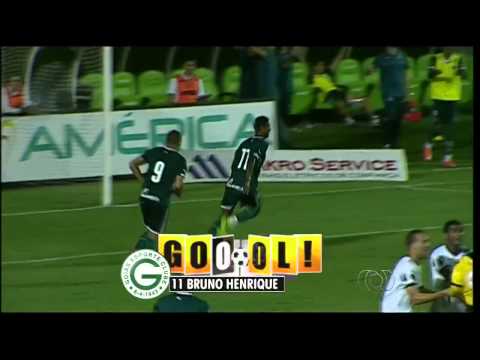 Gols Goiás 1x1 Aparecidense - Imagens: Tv Anhanguera - (GLOBO)