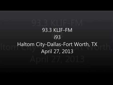 KLIF-FM i93 Haltom City/Dallas/Fort Worth Top Of Hour (04/2013)