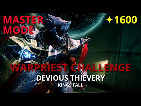 Warpriest Challenge - Master 1600 Kings Fall | Destiny 2 (PS5)