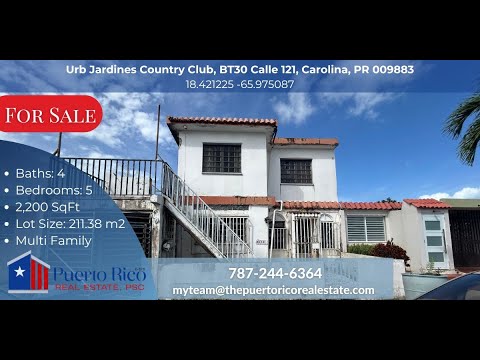 💰 Multi-Unit Fixer-Upper in Carolina, PR | Investor Opportunity Near San Juan Airport