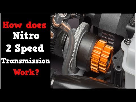 How a 2 speed RC Nitro Transmission & Clutch work (RC Nitro Centrifugal clutch Shifting Explained)