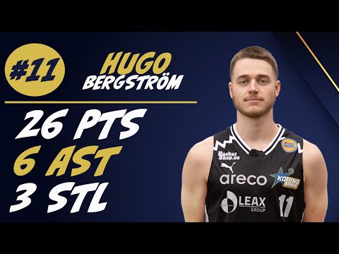 Hugo Bergström #11 / Köping Stars @ Uppsala Basket
