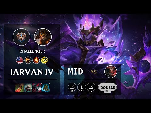 Jarvan IV Mid vs Swain - NA Challenger Patch 10.15