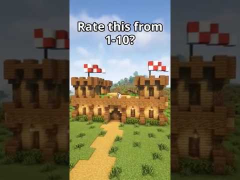 🔥 Build a breathtaking wooden castle in Minecraft!