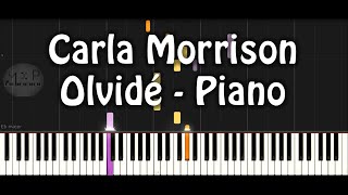 Carla Morrison - Olvide Piano Cover