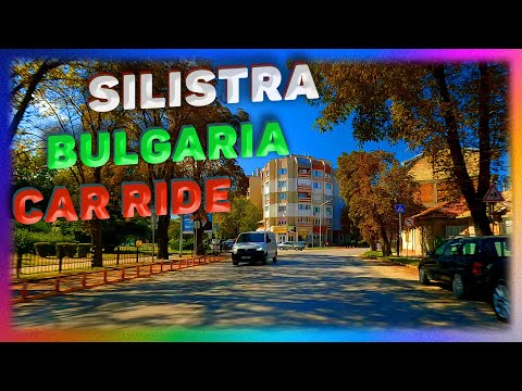 Car Trip Around The Сity Of Silistra, Bulgaria. Car Ride