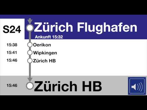 ZVV-Ansagen | Der S24 Bis Zürich HB Keine Komplette Ansagen