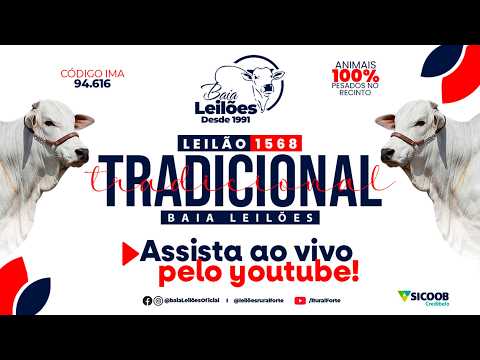 1.568° LEILÃO VIRTUAL DA BAIA LEILÕES, CAMPO BELO - MG, DIA 26/02/26