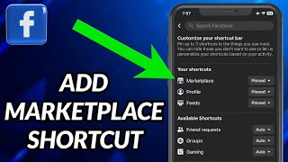 How To Add Marketplace To Facebook Shortcut Bar