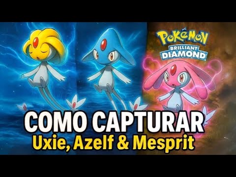 Pokémon Brilliant Diamond | How to Capture Uxie, Azelf & Mesprit – Lake Trio Guide