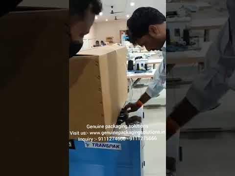 Transpack TP 201 semi automatic strapping machine