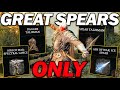 "Great Spears are... BUSTED!" - Beating Elden Ring using ONLY Great Spears!