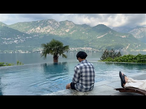 Vivendo luxuosamente no Lago Como