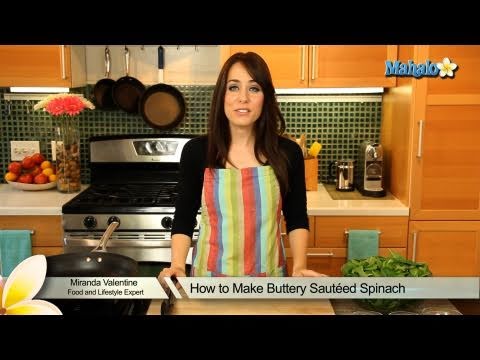 How to Make Buttery Sautéed Spinach