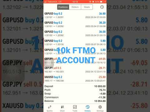 $10k FTMO ACCOUNT. #ftmo #forex