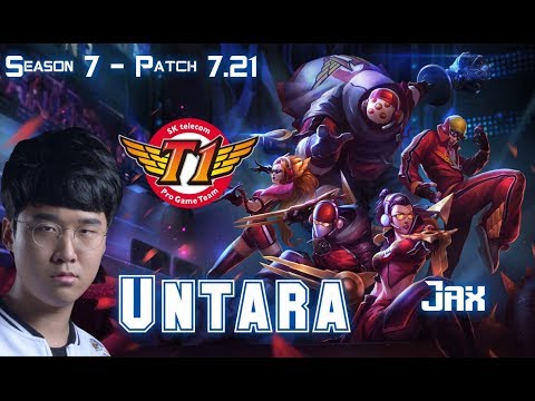 SKT T1 Untara JAX vs CHO'GATH Top - Patch 7.21 KR Ranked
