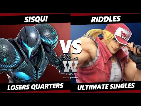 Ultimate Wanted 4 Losers Quarters - Sisqui (Dark Samus) Vs. Riddles (Terry, Kazuya) SSBU Ultimate
