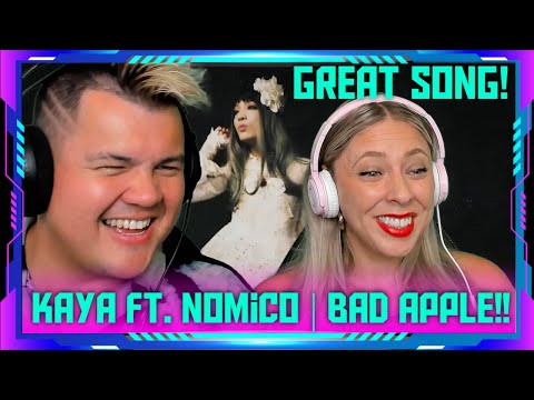 Americans Reaction to Kaya＆nomico - BadApple!! | THE WOLF HUNTERZ Jon and Dolly