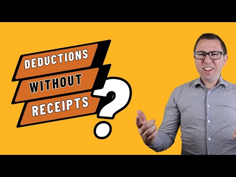 A Receipt Doesn T Make It Deductible