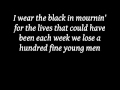 Johnny Cash - Man in black with lyrics 