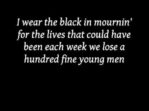 Johnny Cash - Man in black with lyrics