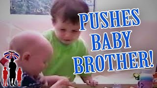 Supernanny | Jealous Boy Pushes Baby Brother Over!