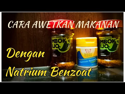 CARA AWETKAN MAKANAN KEMASAN Dengan Natrium Benzoat (RAHASIA PABRIK)
