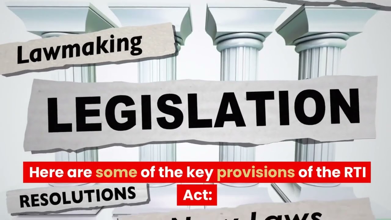 Right to Information Act (RTI)  #RTIAct #RightToInformation #Transparency #Accountability