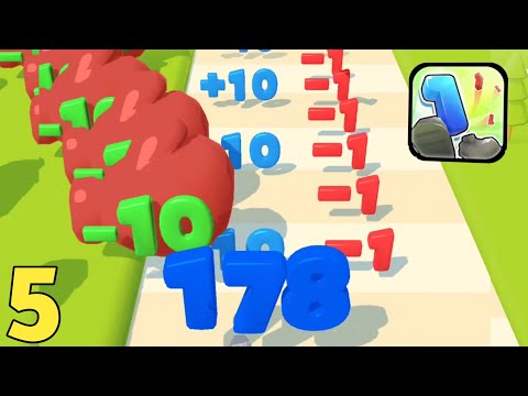 Number Run 3D - Gameplay Walkthrough Part 5 - All Max Levels 86-106 (Android, iOS) Mobile Video Game