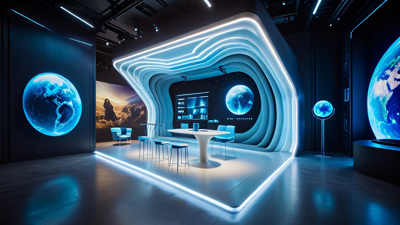 ⚡ Tech booth | #ai #exhibitiondesign #stablediffusion #flux #runway #essamsoliman