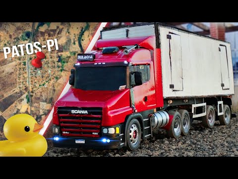 Passando em Patos do Piauí na Bicuda! (viagem com miniatuta)