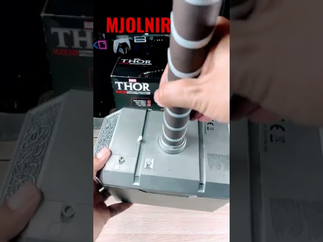 Vídeo relacionado con Marvel Avengers Legends Series Mjolnir, Martillo electrónico, Gris