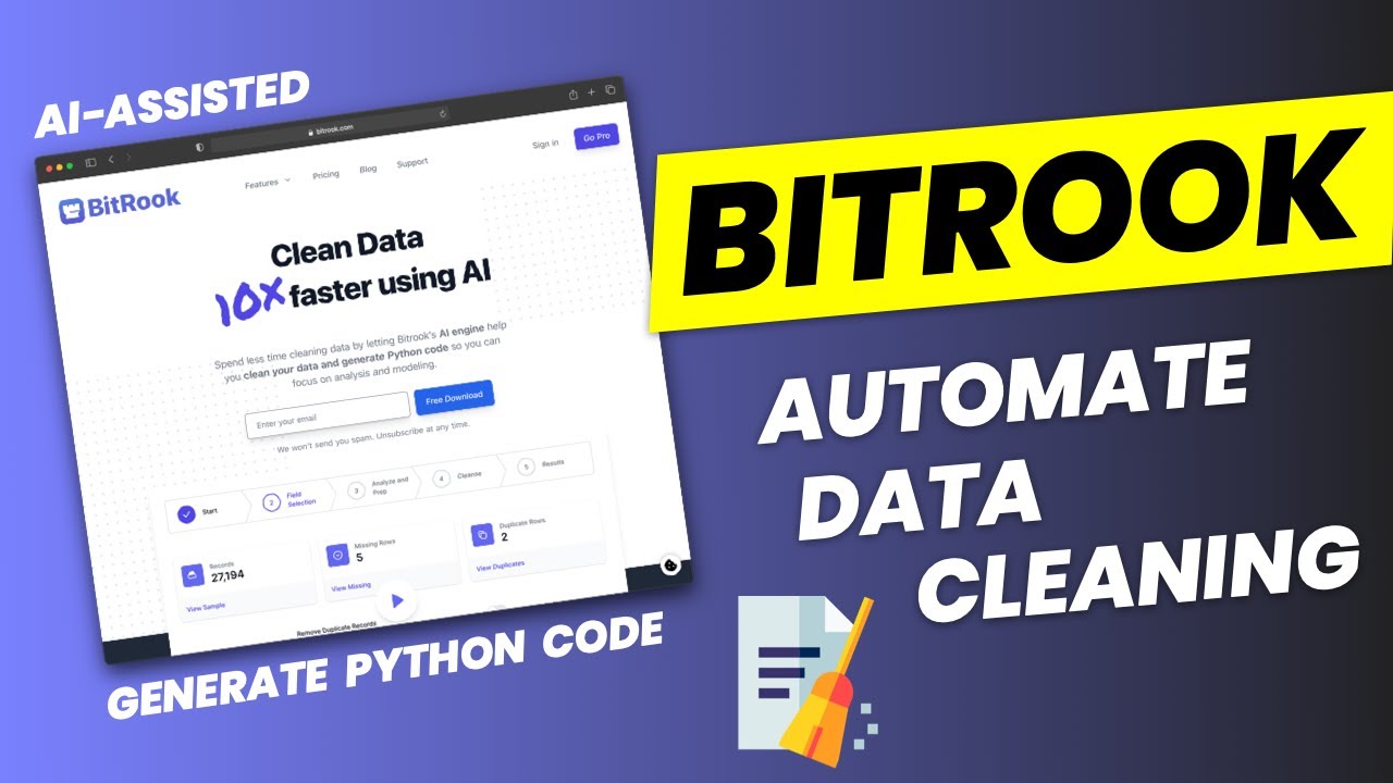 How to automatically clean data with BitRook