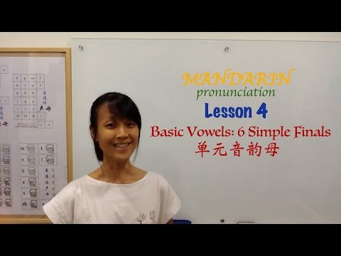 Mandarin Pronunciation_L4_Vowels - 6 Simple Finals