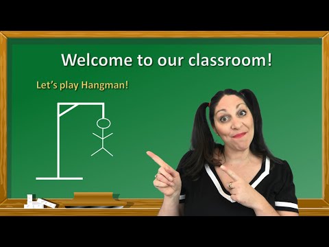Hangman Game for Children | Games for Kids | Game with Music - YouTube