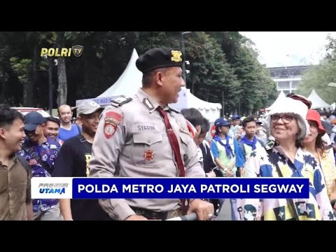 DITPAMOBVIT POLDA METRO JAYA LAKUKAN PATROLI SEGWAY
