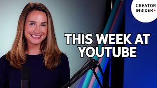 NEW: Courses on YouTube, Rotation of Featured Products in Live Shoppin