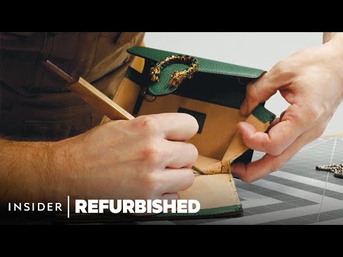Slicing Open A $1,100 Gucci Bag To See If It's Worth It | Refurbished | Insider