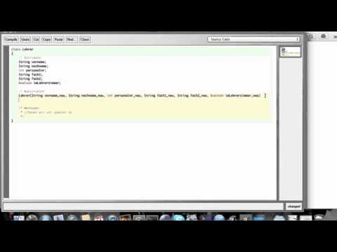 Java Tutorial Part 01 - Klassen & Attribute
