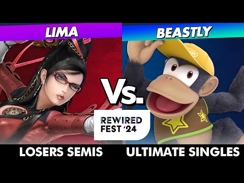 ReWired Fest 2024 - Lima (Bayonetta) vs. Beastly (Diddy Kong) - Losers Semi Finals