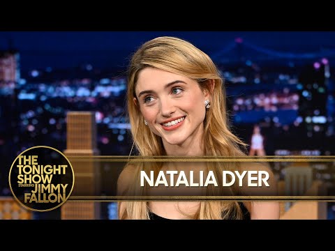 Jimmy and Natalia Dyer Try on Stranger Things Wigs | The Tonight Show Starring Jimmy Fallon
