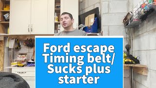 2017 Ford Escape coolant leak, Timing belt and water pump replacement
