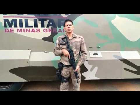 Aprendendo a mochilar arma longa com bandoleira de 3 pontas