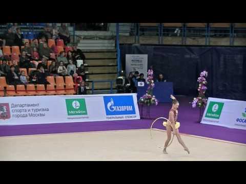 Anastasiia Salos (BLR)  hoop  Grand Prix Moscow 2017