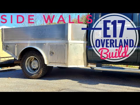 E17 | Overland-Flachbett-Camper-Ausbau | Abnehmbare Aluminium-Seitenwand | Zu 95 % fertiggestellt