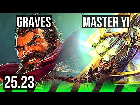 GRAVES vs MASTER YI (JGL) | Legendary | EUW Master | 25.23