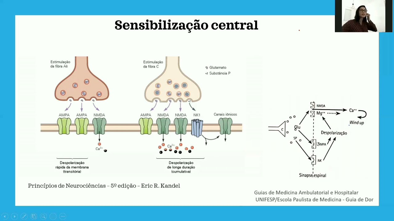APRENDA! sensibilização periférica e central - DOR
