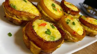 Plantain Egg Muffins - Breakfast Egg Muffin